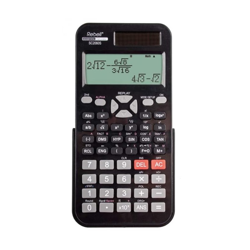Rebell WYNGS SC2060S Calculator with Protective Case in Red -