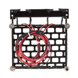 Roof Rack Luggage Carrier with Light Bar for 1/10 RC Crawler Axial SCX10 D90 110 Traxxas TRX-4  HSP RC Car Parts