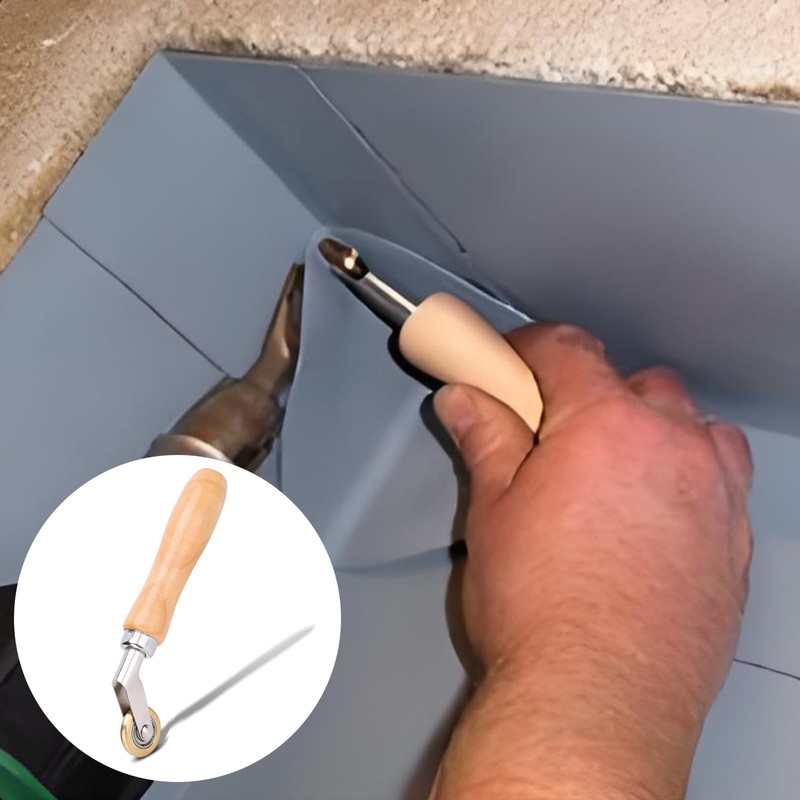 Wjelet Brass Penny Roller, Welding Handheld Roller, Single Ply Roofing