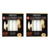 Luminessence 36 Emergency Candles Long Burn Power Outages, Camping, Survival,