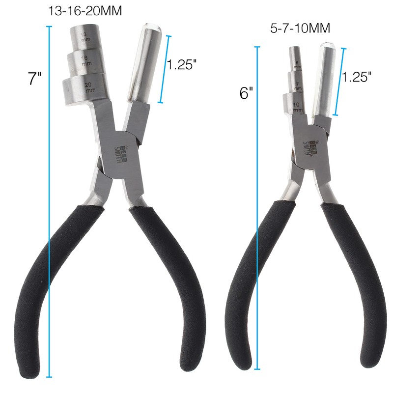 The Beadsmith Wrapper Pliers Combo – Wire Working Pliers –
