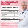 Calcium Citrate Gummies 1200mg Chewable Calcium Supplements for Women &