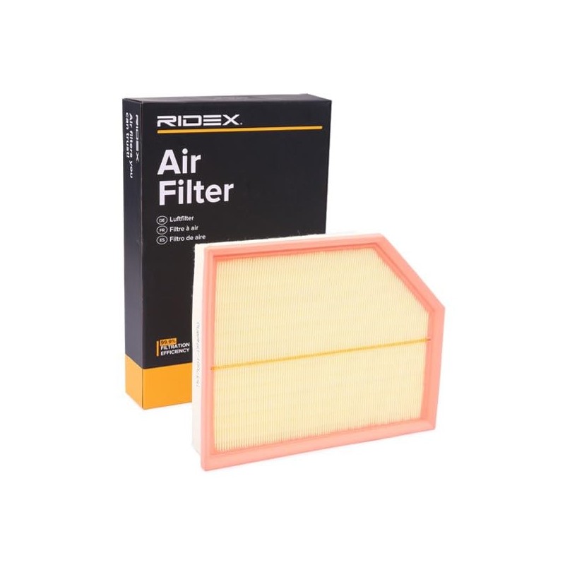 RIDEX 8A0836 Engine Air Filter Filter Insert with Pre-Filter
