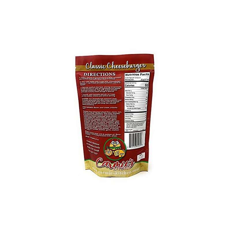 Carmie's Kitchen Classic Cheeseburger Soup Mix