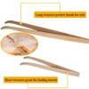 ASOCEA 2 Pack Extra Long Reptile Tweezers Feeder Tool Lizard