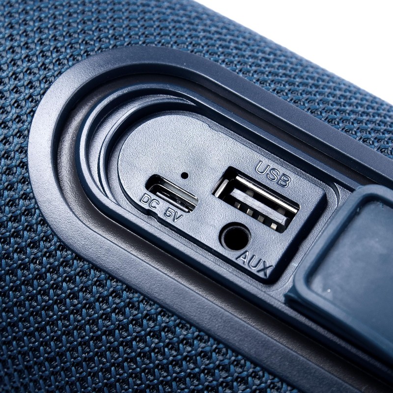 RadioShack Mini Bluetooth Speaker Pumping Box with RGB Light, Blue,