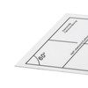 18inch Double Strip Quilting Ruler 60 Degree Diamond Quilt Ruler