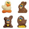 Fruidles Large Easter Buddies Milk Chocolate Bunnies 12-Pack, Individually Wrapped