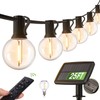 addlon 25FT Solar Powered Outdoor String Lights Waterproof with Remote,