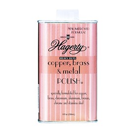 W.J. Hagerty & Sons 21080 Hagerty Heavy Duty Copper, Brass & Metal Polish, 8 oz