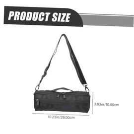 Kisangel Canvas Plush Piccolo Bag Durable Music Instrument Pouch Lightweight Stylish Carrying Case for Wind Instruments for All Ages Reliable Practical Design