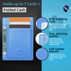 ALLEN & MATE Leather Card Holder Slim Wallet RFID Blocking