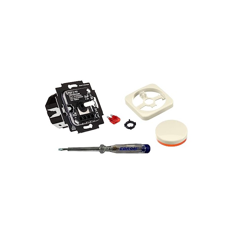 Busch Jäger 6523U-102 LED Rotary Dimmer LED Dimmer with Dimmer