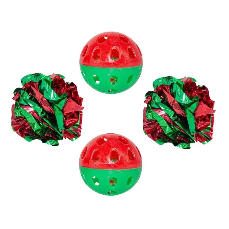 Juguetes Para Gato Pompones Pelota Carrusel Cascabel Campana