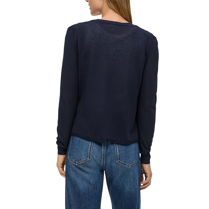 s.Oliver Women's Sweatshirt, Blue 5959, 40