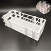 Pocomoco 3 Packs Plastic Test Tube Rack, 21 Holes Lab