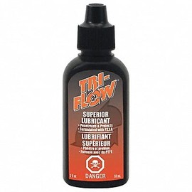 Tri-Flow General Purpose Lubricant, -60° to 475°F, PTFE, Net Fill 2 oz, Dropper Bottle TF21010-1 Each