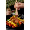 3-Piece Natural Bristle Pastry and Basting Brush Set with Wooden
