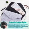 A4 Document Bag - Storage Bag with Press Stud Closure