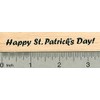 St. Patrick's Day Rubber Stamp, Saying