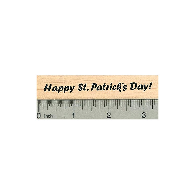 St. Patrick's Day Rubber Stamp, Saying