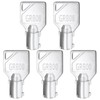 5 Pcs Commercial Washer Key, GR800 Laundry Key, Zinc Alloy