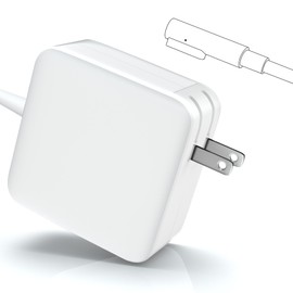 Mac Book Pro Charger 85W 60W Power Adapter, Compatible with Mac Book Pro 13-Inch, 15-Inch & 17-Inch Before Mid 2012, L-Tip Magnetic Connector Charging MacBook Cable,Fast for Old
