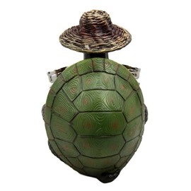 Sitting Old Turtle Soup Tortoise Salt and Pepper Shakers Bottle Holder Figurine