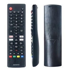 Replacement Remote Control for LG Smart TV, AKB76037601 Universal TV Remote with Netflx Prime-Video Disny Shortcuts, Compatible with LG LED/OLED 4K 8K UHD WebOS TVs