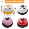 4 Pet Training Bells with Non-Slip Base Toy for Potty