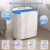 VCJ Portable Washing Machine, Twin Tub Washing Machine Laundry Compact