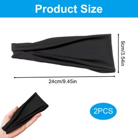 DmDoyy Sport Stirnbänd, Headband Sport, Haarband, Herren Bandana Damen, Für Männer & Frauen - Laufen, Radfahren, Basketball, Yoga, Fitness - Feuchtigkeitsableitendes Workout-Haarband