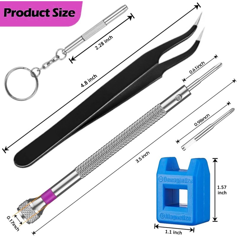 13PCS Professional Watch Screwdriver Set, BEBEEPOO Micro Precision Screwdriver Set，Micro
