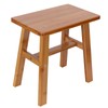 Multipurpose Small Bamboo Stool Foot Rest Stool Shower Low Bench