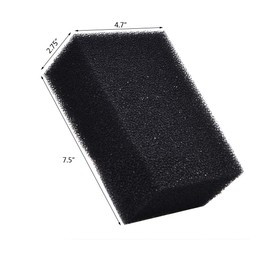 Hipanda Filter Foam Sponges, Bio Sponge Filter Media Pad, Cut-to-Size Foam for Aquarium Fish Tank (7.5" x 4.7" x 2.75")