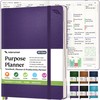 Roterunner Purpose Planner Notebook A5 5.8”x8.3” Undated Daily Planner 2024-2025