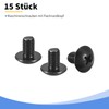 uxcell M8-1.25 x 12mm Truss Head Phillips Machine Screws, Full