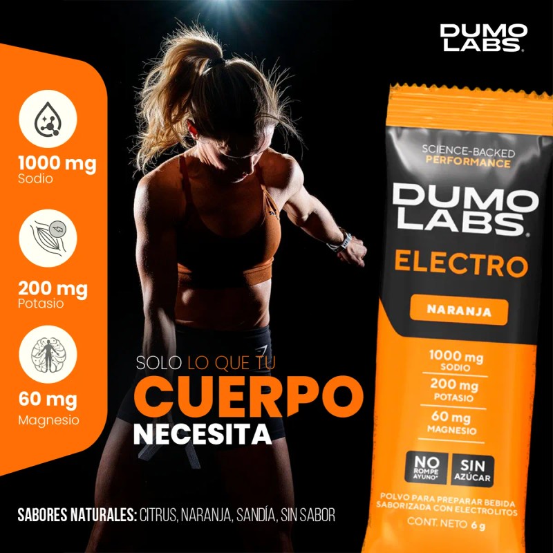 Electrolitos Sodio Magnesio 30 Porciones Dumo Electro