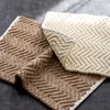 OKA Pokomoko Weave Bath Mat, Approx. 13.8 x 19.7 inches