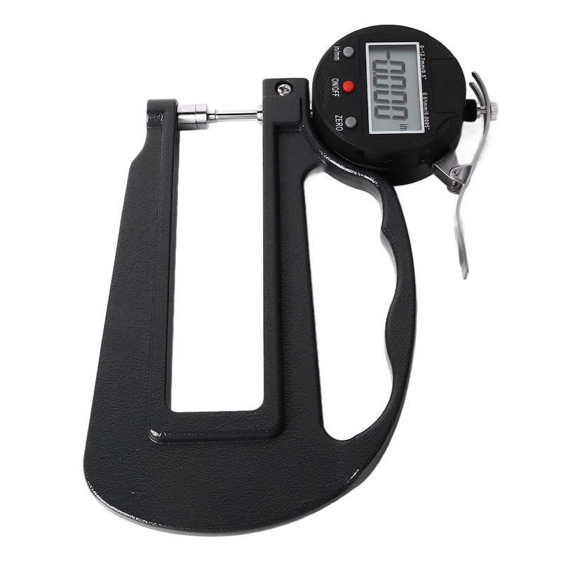 Digital Thickness Gauge 0.0005in 0.01mm Resolution 0 to 12.7 X