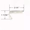 Graber/Bali Crystal Pleat Cordless Cellular Shade Bracket metal Qty 4