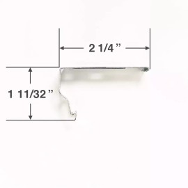 Graber/Bali Crystal Pleat Cordless Cellular Shade Bracket metal Qty 4 + extras