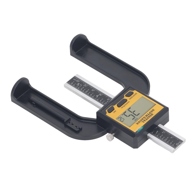 Digital Height Gauge, 0 to 80mm Woodworking Depth Ruler, Multifunctional