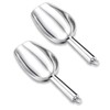 2 Pack Metal Dog Food Scoop 18 Oz With Loop,