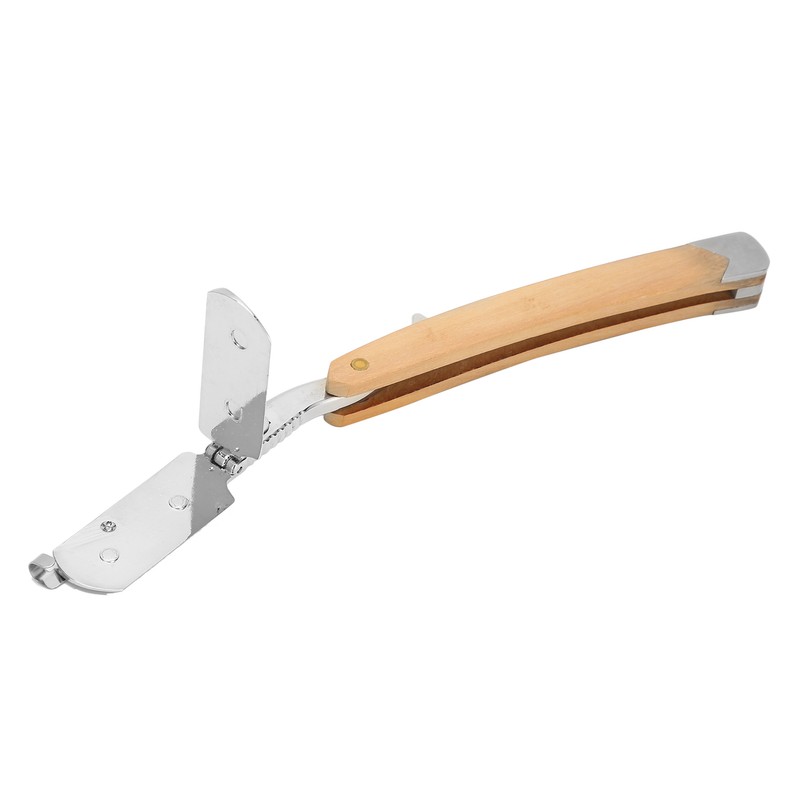 Men Straight Razor Portable Stainless Steel Manual Beard Shaver Trimmer