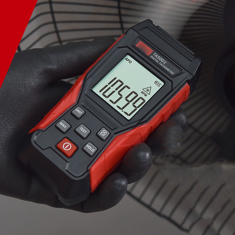 Digital Tachometer Laser Photo Tach Meter RPM Gauge Measurement Tool