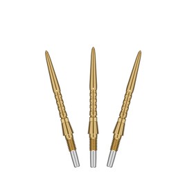 TARGET Darts Swiss Point Storm Dart Points, Surge (3 Pack Set of Tips) 26MM –Gold | Change Dart Points, Swiss Storm Points, Professional Darts Accessories