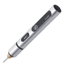 Cordless Tool, Electric Grinding Pen Low Noise Easy Operation Overload Wide Application for Carving (Silver)