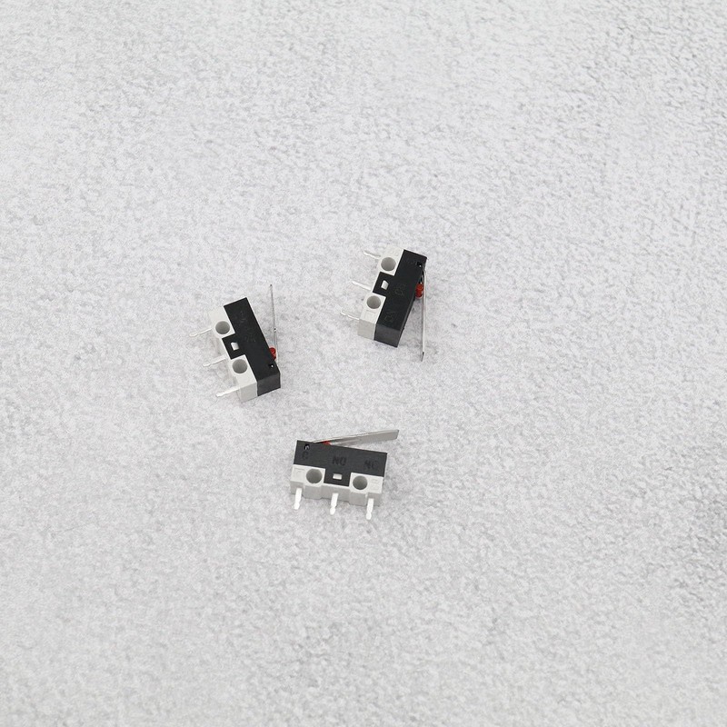LT Easiyl 100PCS Micro Switch 3-Pin Hinge Lever Switch 1.8x1.8x0.6mm