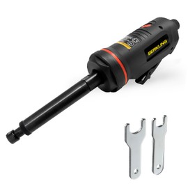 Berkling Tools BT 6321-7 1/4" Extra Long Straight Air Die Grinder – Professional-Grade Heavy-Duty Pneumatic Grinder with Variable Speed Control for Precision Grinding, Polishing & Sanding